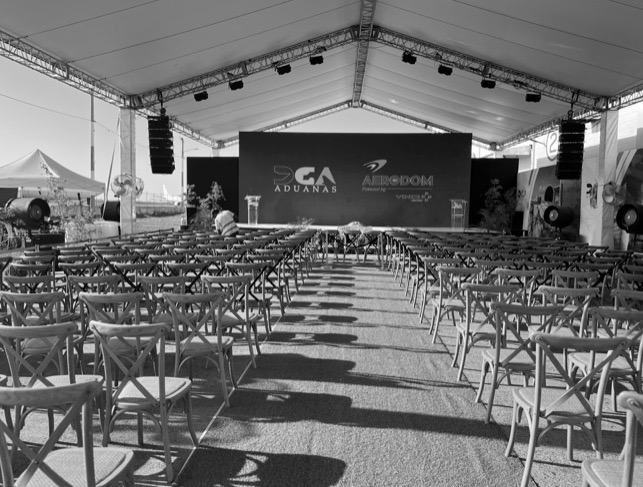 DGA · Aerodom: Carpa y montaje exterior